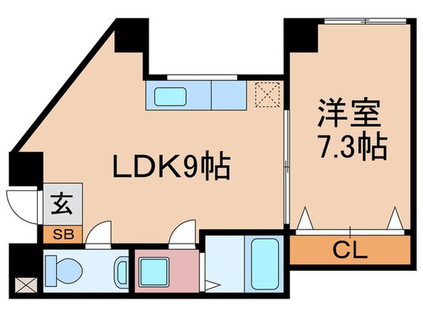 大宝北天満ロイヤルハイツの物件間取画像